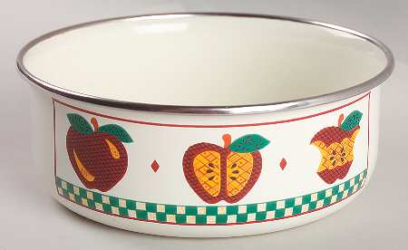 A Is For Apple 5 3/4" Metal Bowl