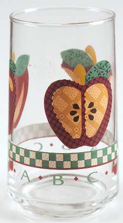 A Is For Apple 10 Oz Glassware Tumbler