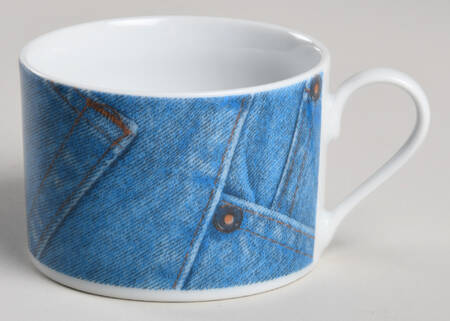 Denim Flat Cup