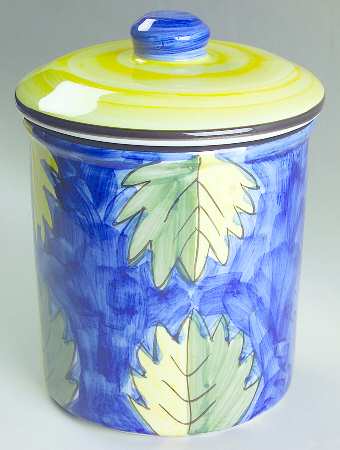Deruta Large Canister & Lid