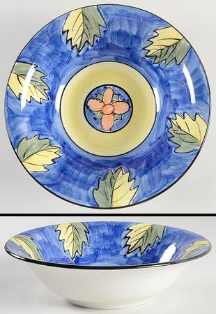Deruta 9" Round Vegetable Bowl