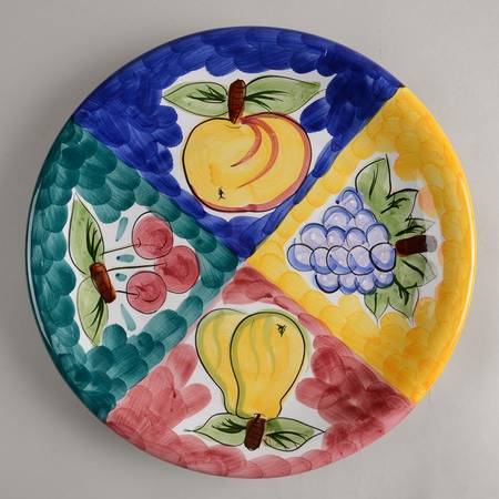 Fruita De Roma 12" Chop Plate (Round Platter)