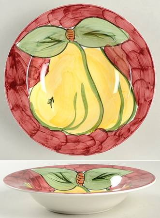 Fruita De Roma Large Rim Soup Bowl