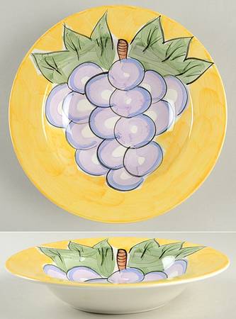 Fruita De Roma Large Rim Soup Bowl