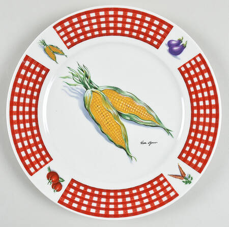 Fresh Vegetables Dinner Plate