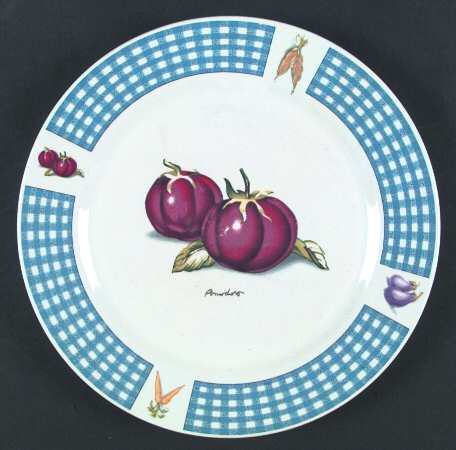 Fresh Vegetables Dinner Plate