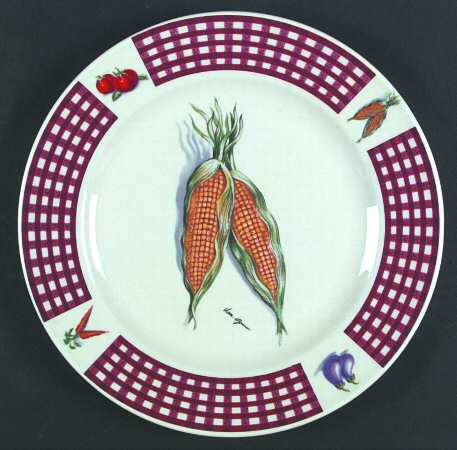 Fresh Vegetables Dinner Plate by Tabletops Unlimited