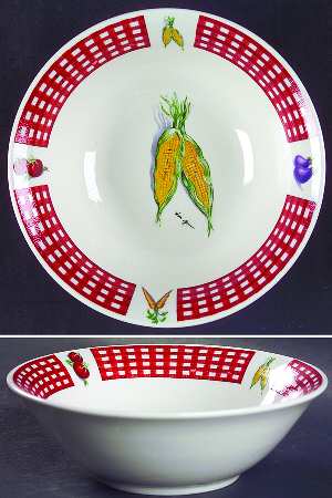 Fresh Vegetables Coupe Cereal Bowl
