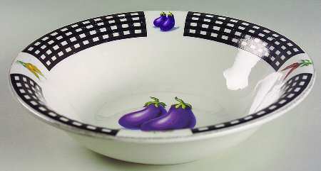 Fresh Vegetables Coupe Soup Bowl