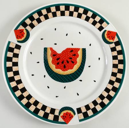 Fresh Watermelon 12" Chop Plate (Round Platter)