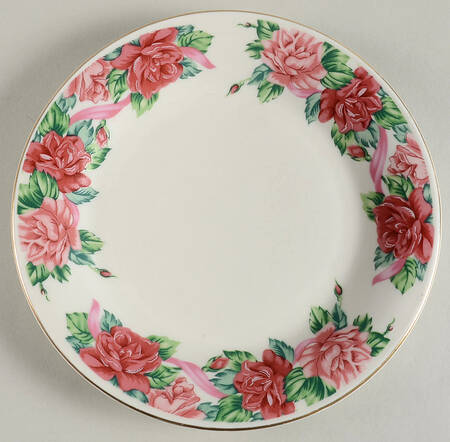 Rose Garden Salad Plate