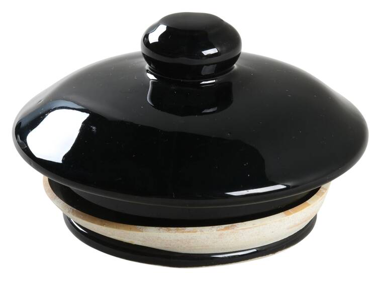 Sunny (Light Or Dark Yellow Flowers) Lid for Small Canister
