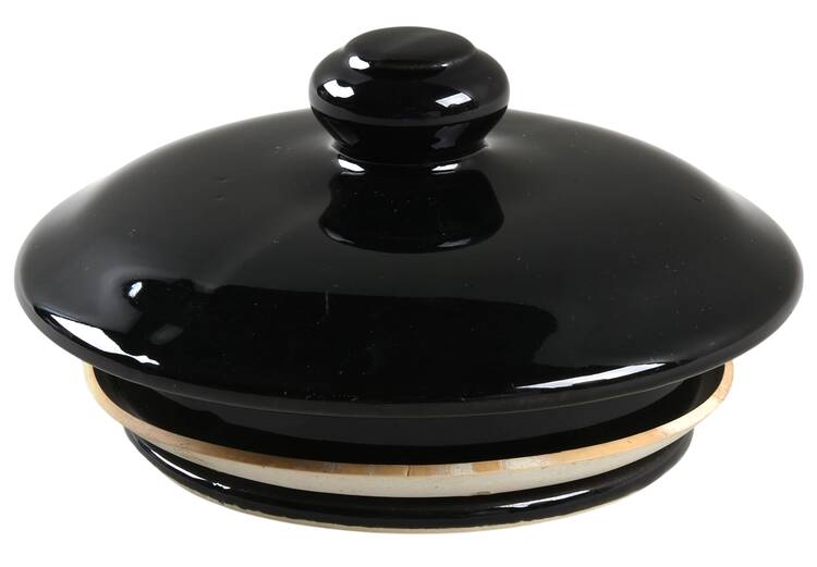 Sunny (Light Or Dark Yellow Flowers) Lid for Medium Canister