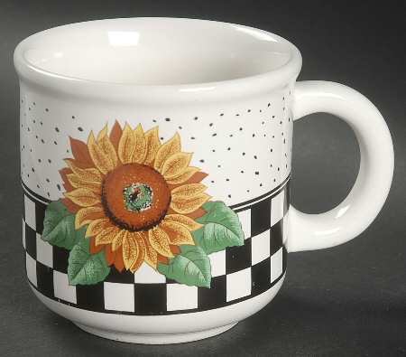 Sunny (Light Or Dark Yellow Flowers) Mug