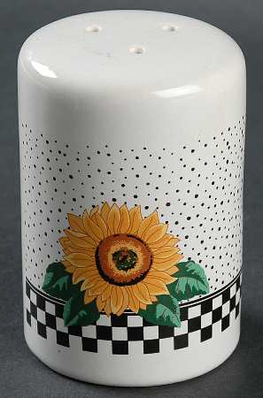 Sunny (Light Or Dark Yellow Flowers) Pepper Shaker