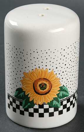 Sunny (Light Or Dark Yellow Flowers) Salt Shaker