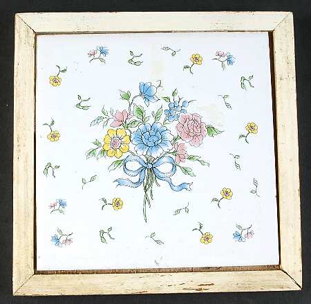 Victorian Bouquet (No Trim) Trivet