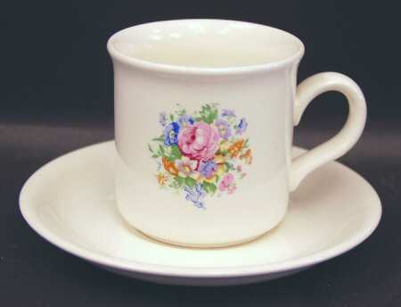 Victoria Flat Cup & Saucer Set