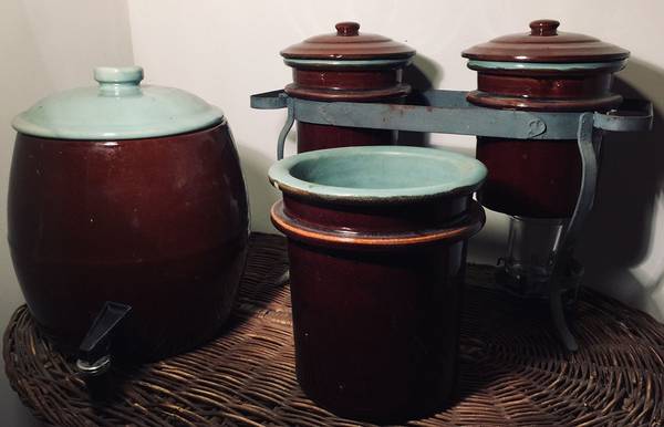 Country Fare (Glazed Bottom) Large Crock No Lid