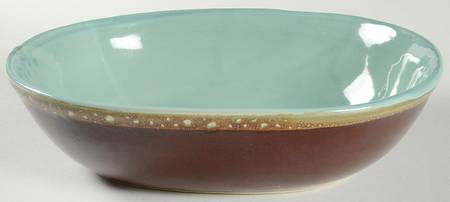 Country Fare (Glazed Bottom) 10" Oval Vegetable Bowl