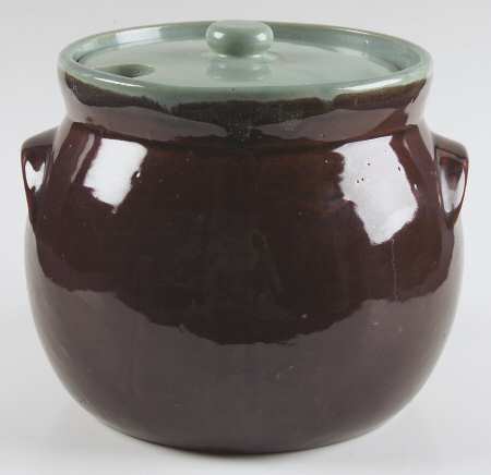 Country Fare (Glazed Bottom) Bean Pot & Lid