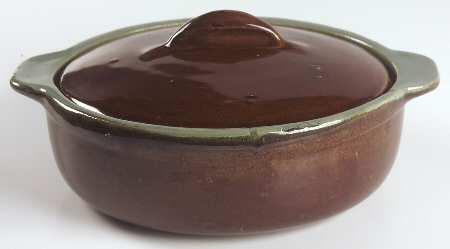Country Fare (Glazed Bottom) 1 Qt Round Covered Casserole
