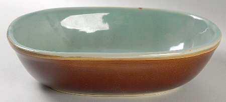 Country Fare (Glazed Bottom) 8" Oval Vegetable Bowl