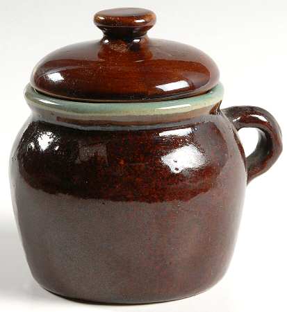 Country Fare (Glazed Bottom) Individual Bean Pot & Lid