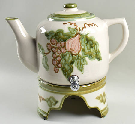 Harvest (3 Pc) Samovar w/Stand Set