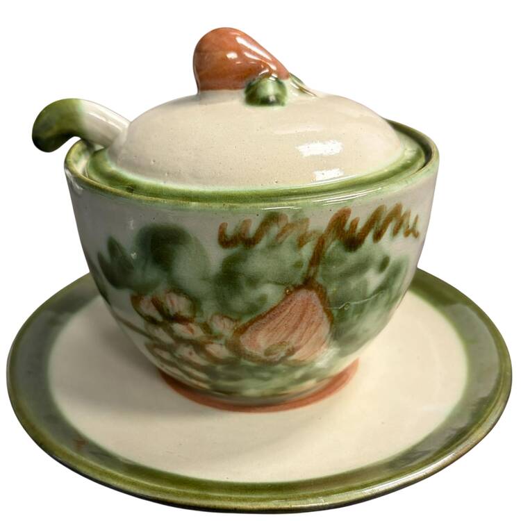 Harvest Sauce Boat & Lid & Underplate & Ladle