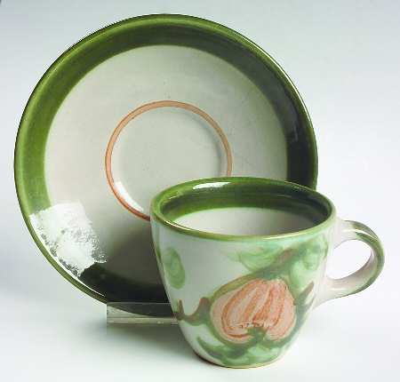 Harvest Flat Cup & Saucer Set