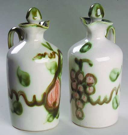 Harvest Vinegar and Oil Set with Stoppers