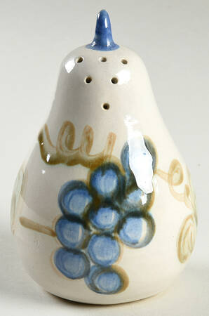 Vintage Blue Pepper Shaker