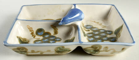 Vintage Blue 3-Part Relish