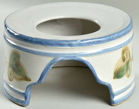 Vintage Blue Samovar Stand