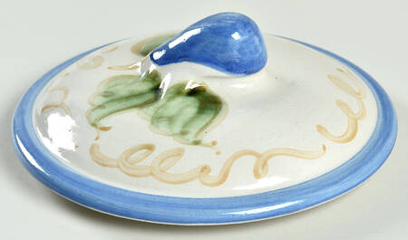 Vintage Blue Lid for Samovar