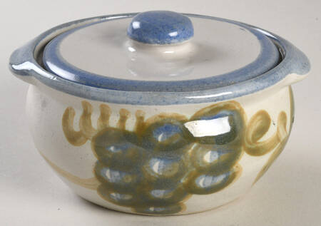 Vintage Blue Individual Casserole & Lid