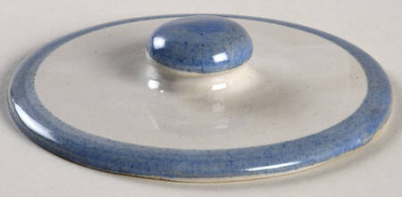 Vintage Blue Lid for Individual Casserole