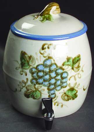 Vintage Blue Samovar & Lid