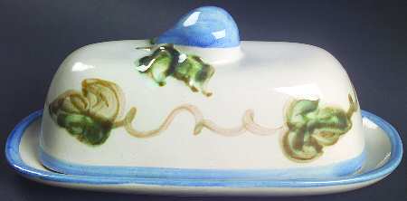 Vintage Blue 1/4 Lb Covered Butter