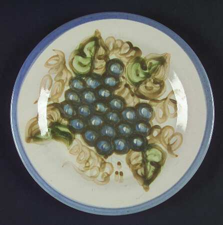 Vintage Blue Luncheon Plate