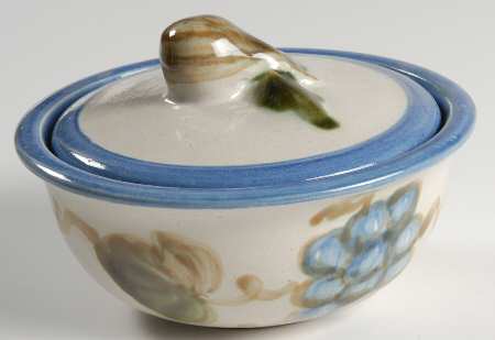 Vintage Blue Individual Casserole & Lid
