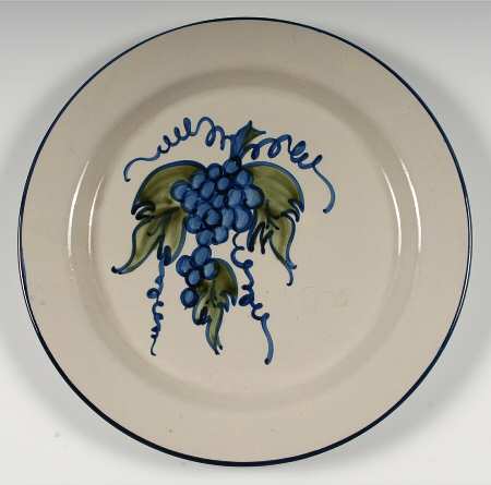 Vintage Blue 13" Chop Plate (Round Platter)