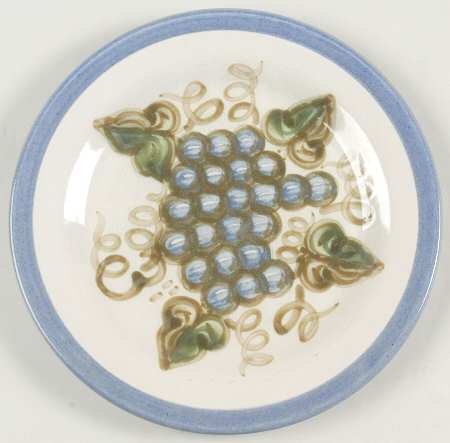 Vintage Blue Dinner Plate