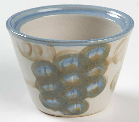 Vintage Blue Sugar Bowl No Lid