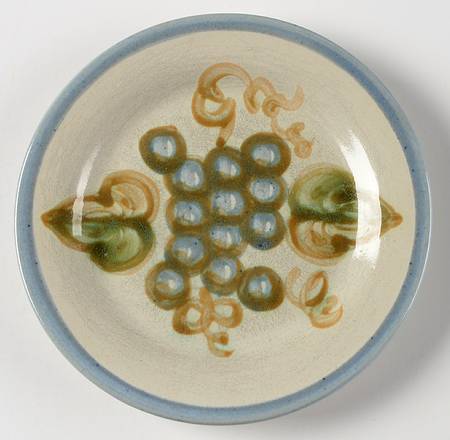 Vintage Blue Bread & Butter Plate