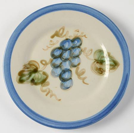 Vintage Blue Salad Plate