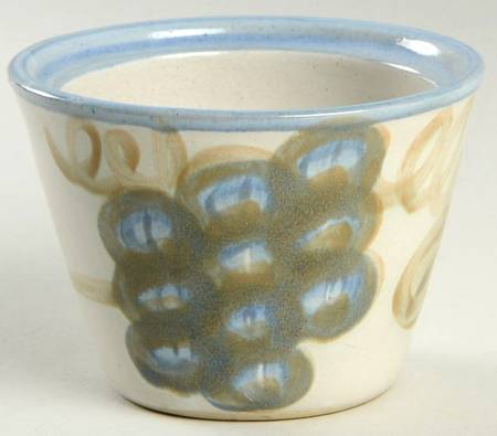 Vintage Blue Sugar Bowl No Lid