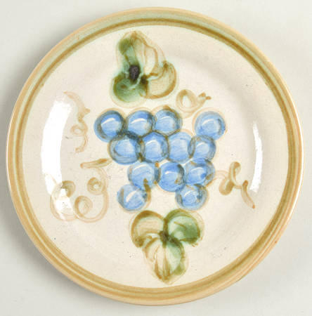 Vintage Olive Green Bread & Butter Plate