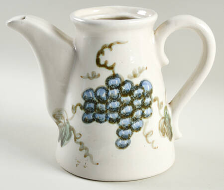 Vintage Olive Green Coffee Pot No Lid